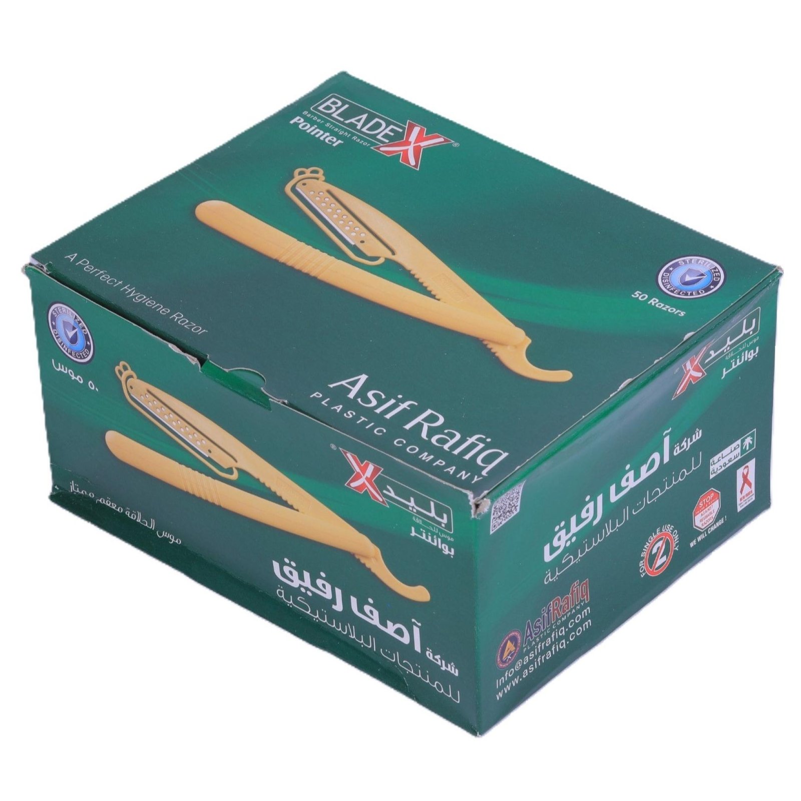 BLADE X Barber Straight Razor 50pcs