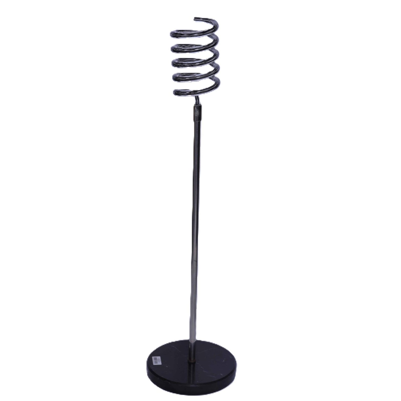 Blow Hair Dryer Holder Stand with Marble Base Black