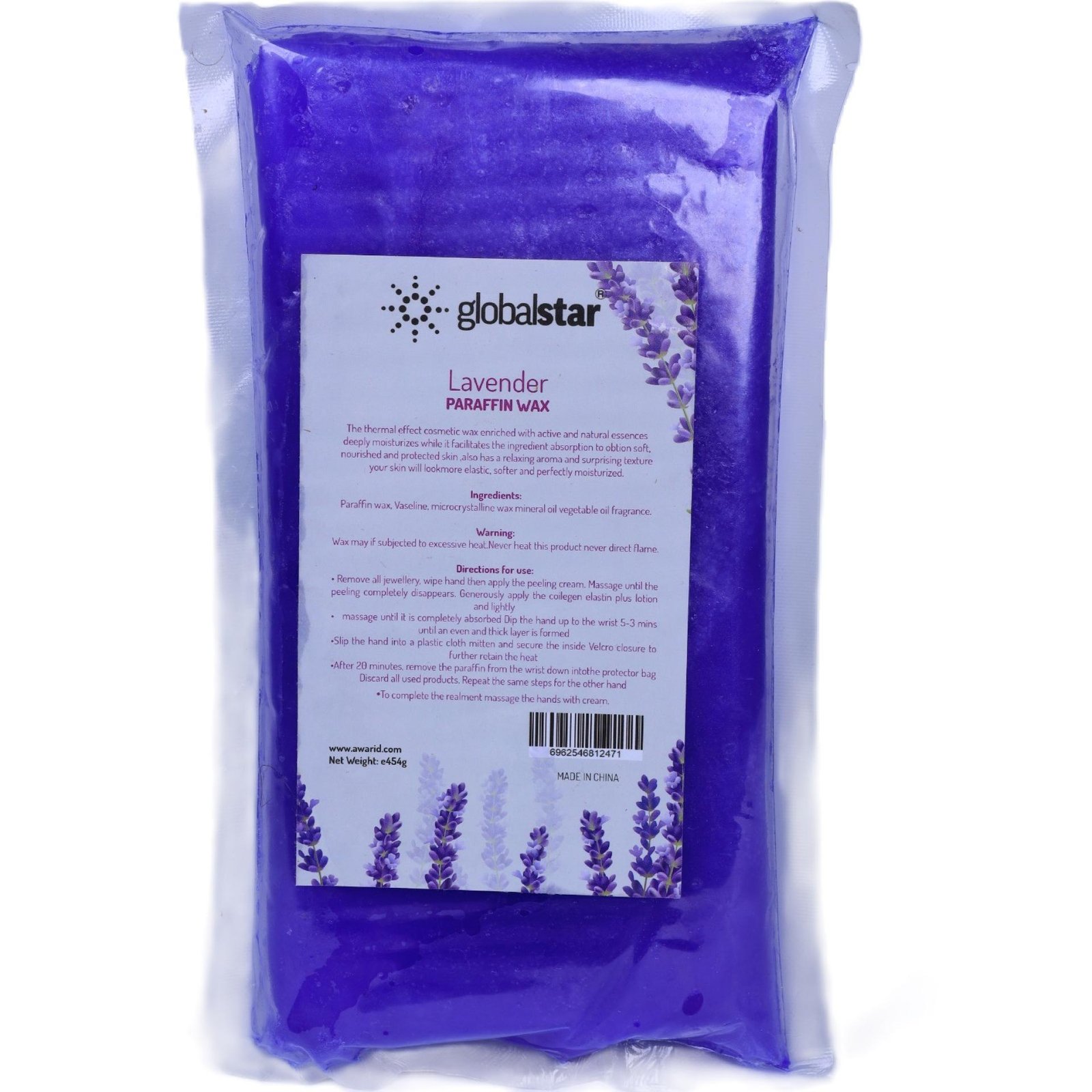 Globalstar Paraffin Wax Lavender 454g