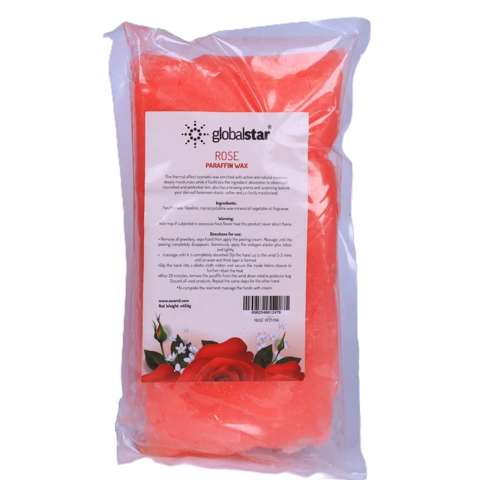 Globalstar Paraffin Wax Rose 454g