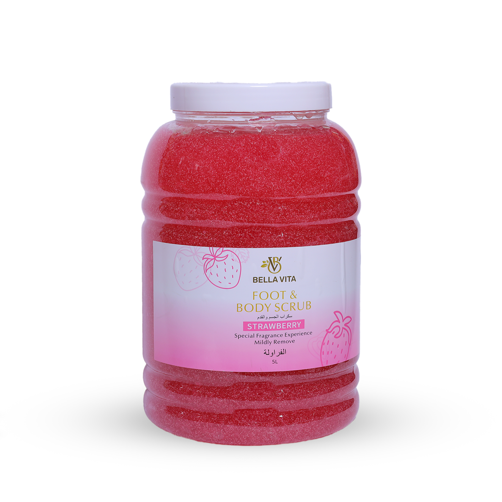 Foot & Body Scrub Strawberry 5L