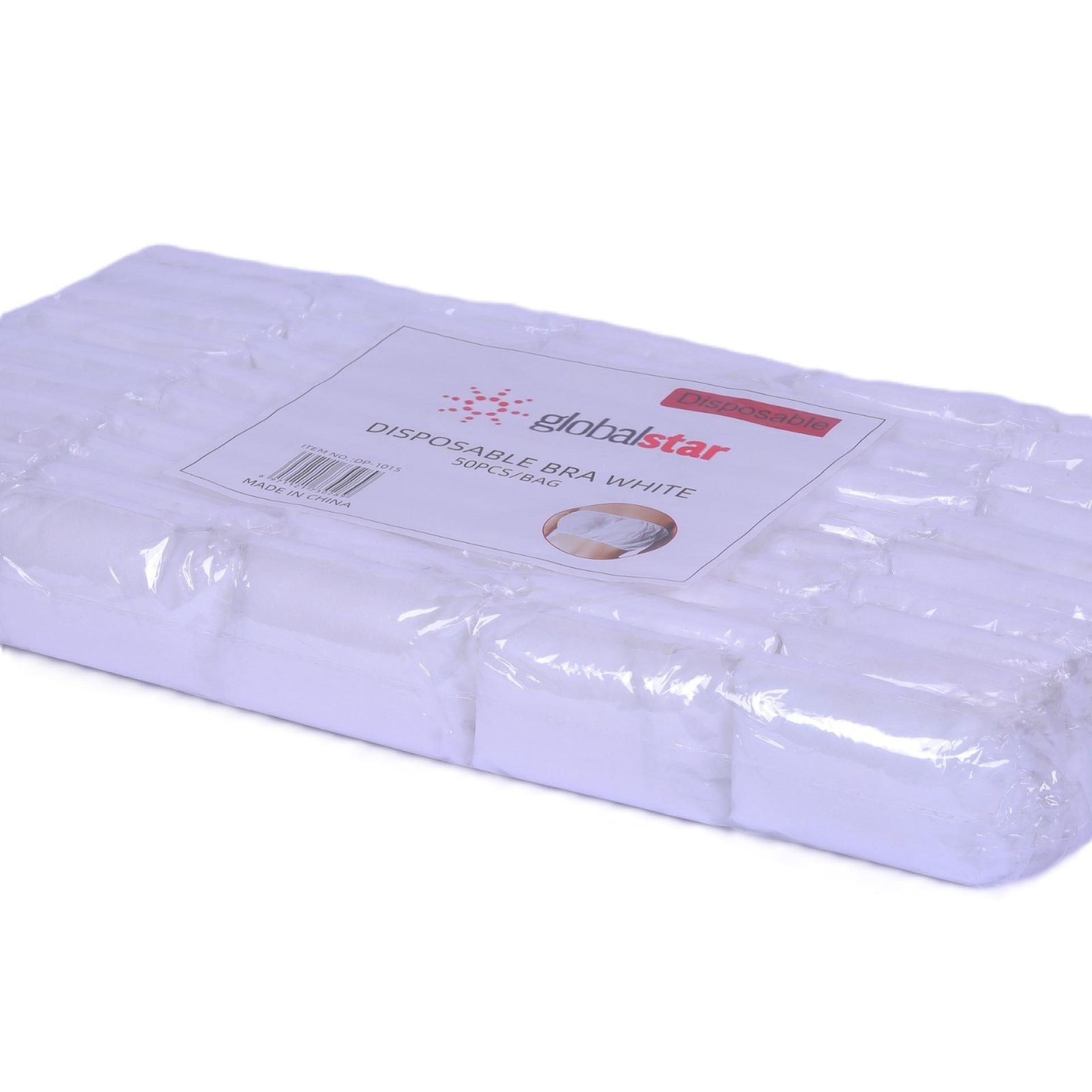 Globalstar Disposable Bra White 50pcs
