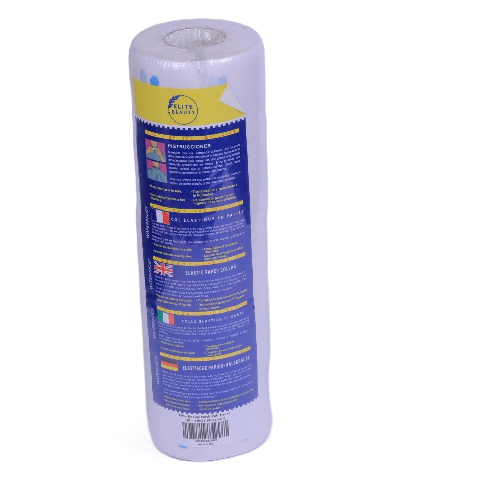 Elite Beauty Neck Roll Paper 5pcs
