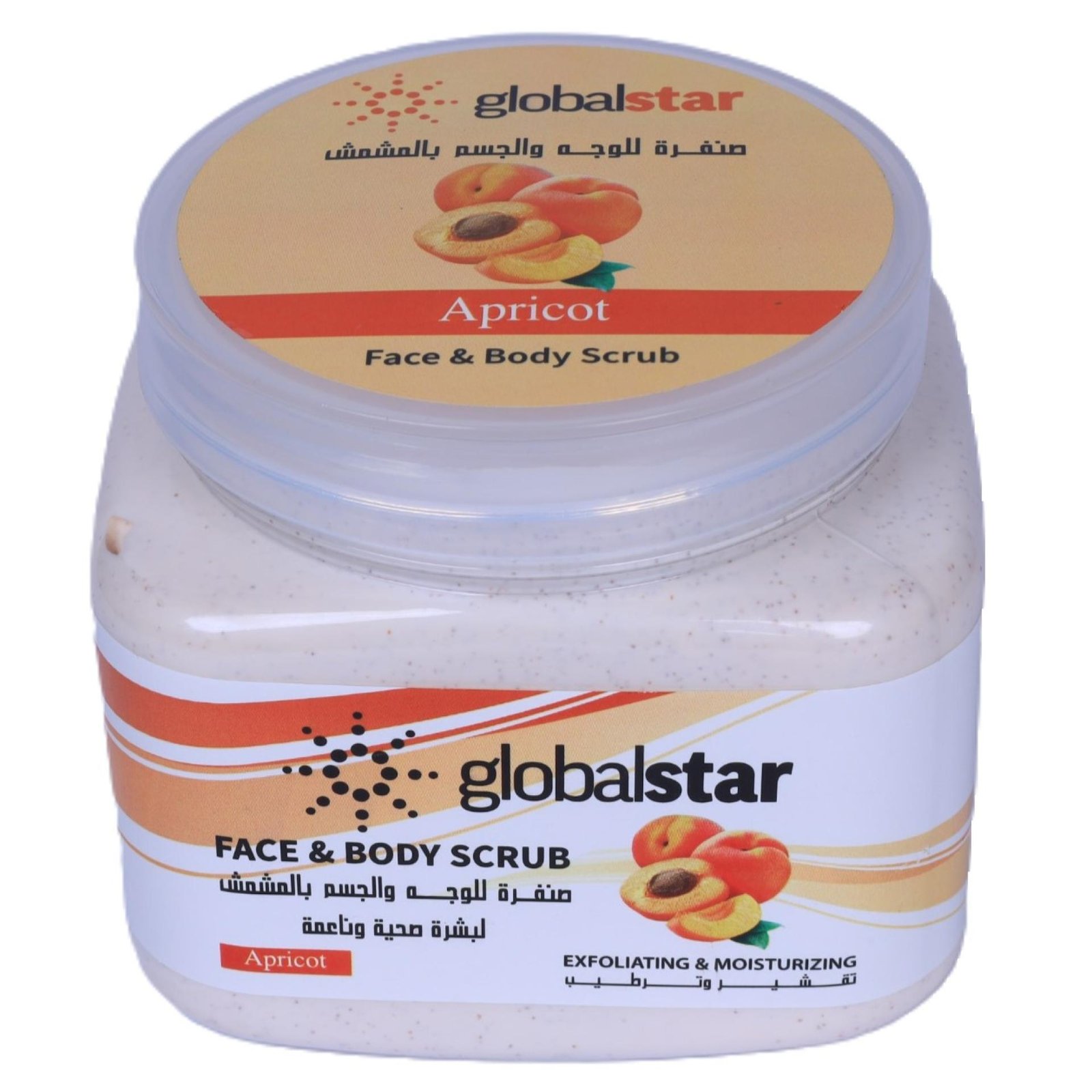 Globalstar Face & Body Scrub Apricot 500ml