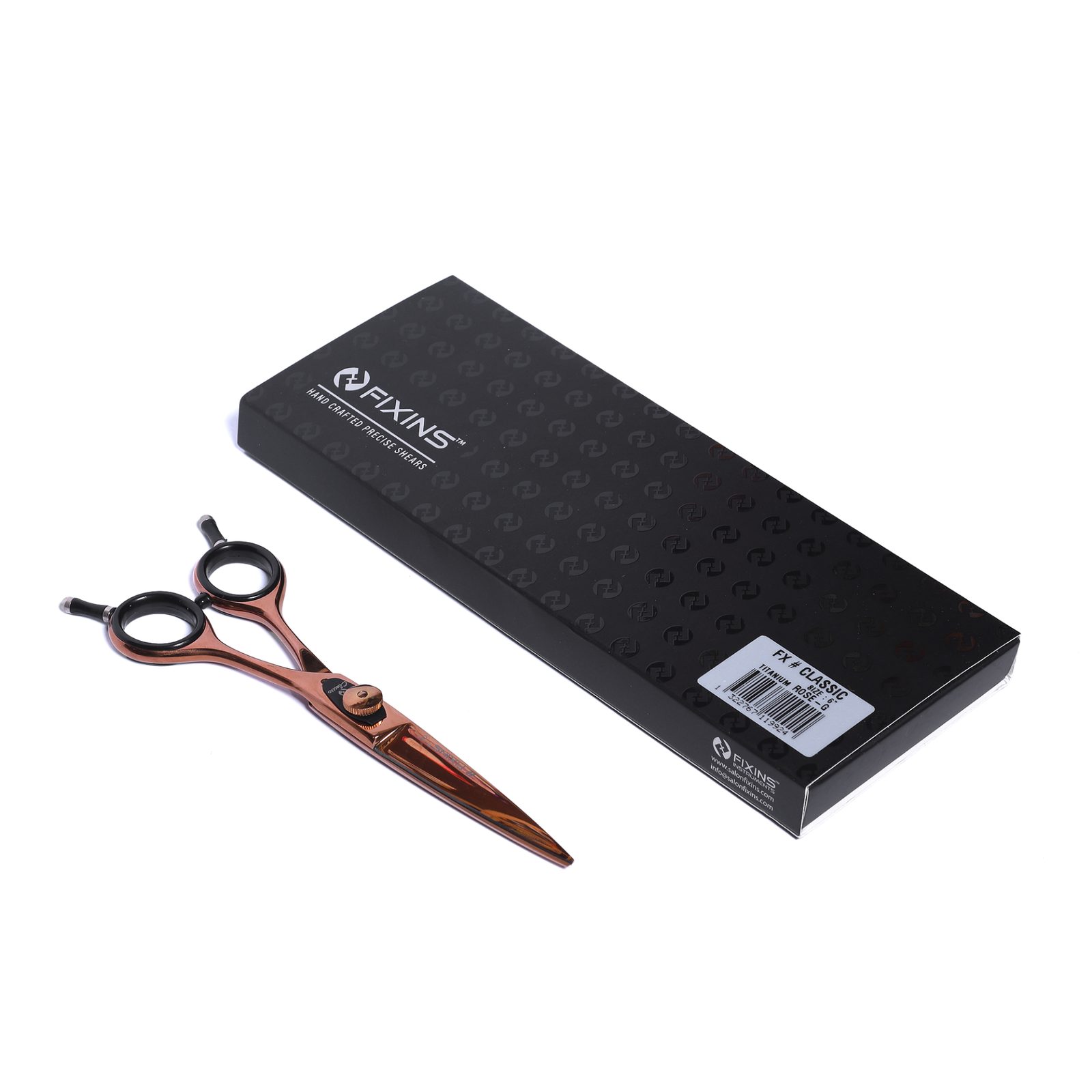 FIXINS Precise Shears 6" CLASSIC Rose Gold