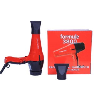 Formule 3800 Professional Hair Dryer Red and Black 2000W