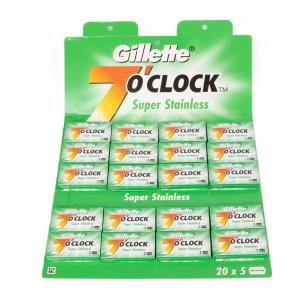 GILLETTE 7o'clock Super Stainless Blade 100pcs