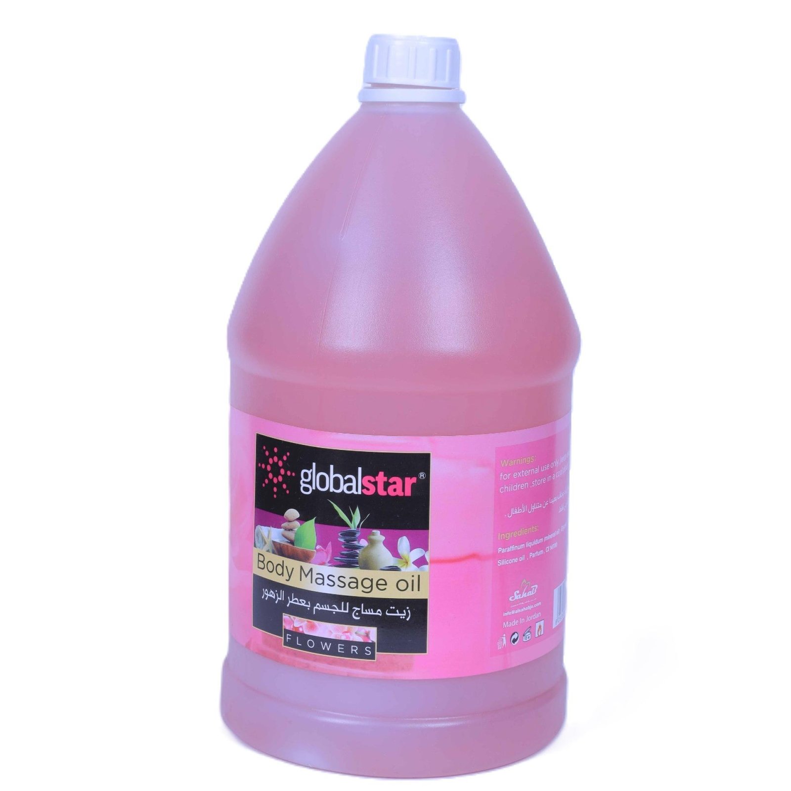Globalstar Body Massage Oil Flowers 3.8Liters