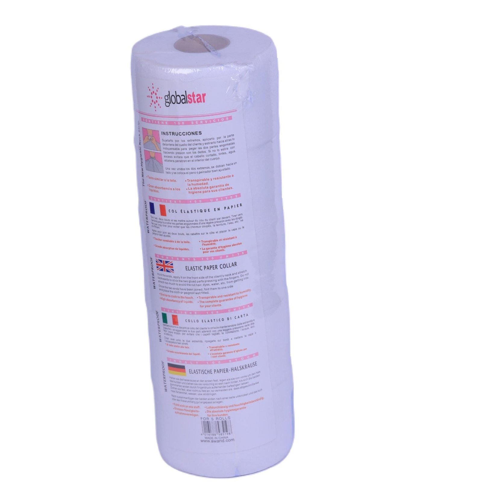 Globalstar Neck Paper Roll 5pcs