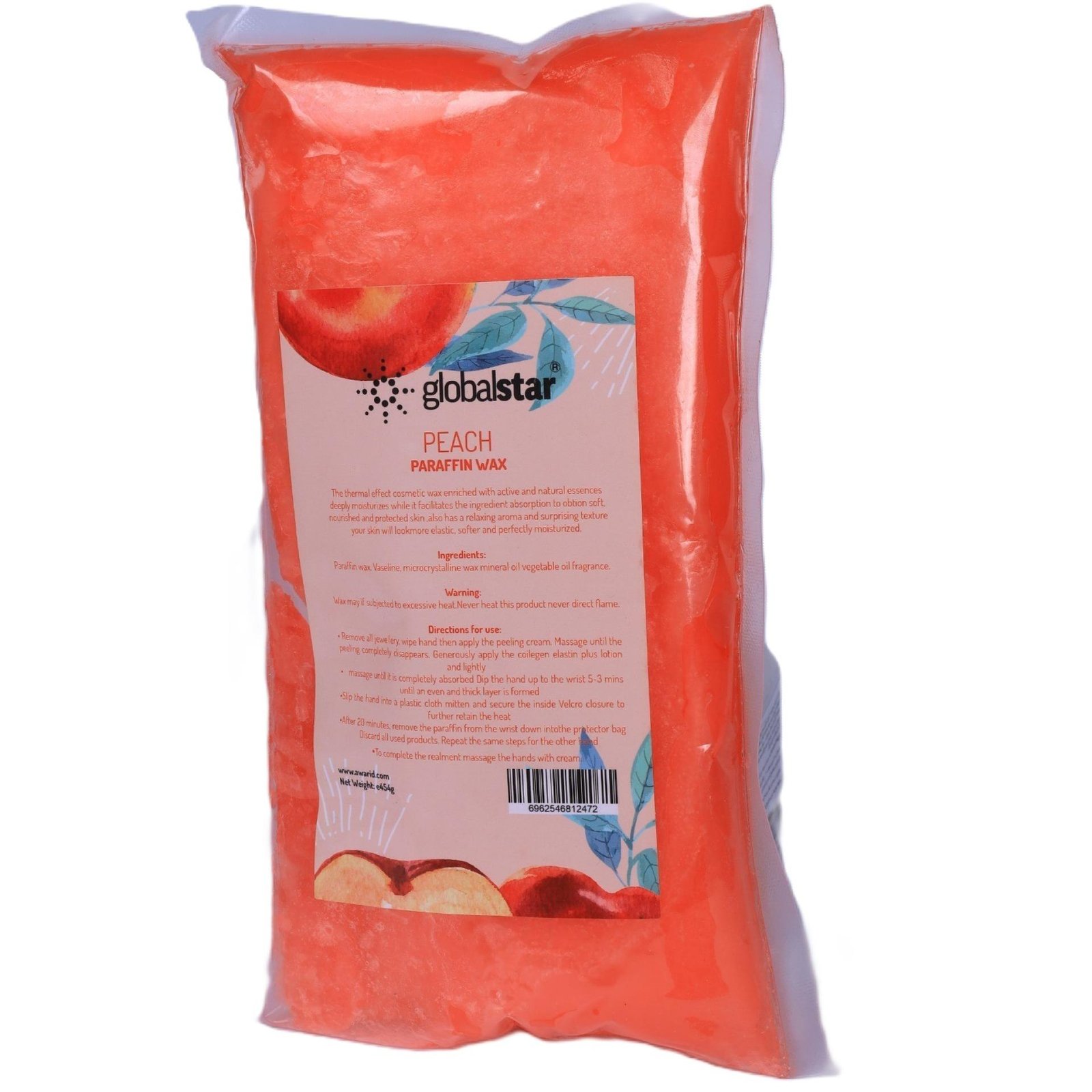Globalstar Paraffin Wax 454g Peach