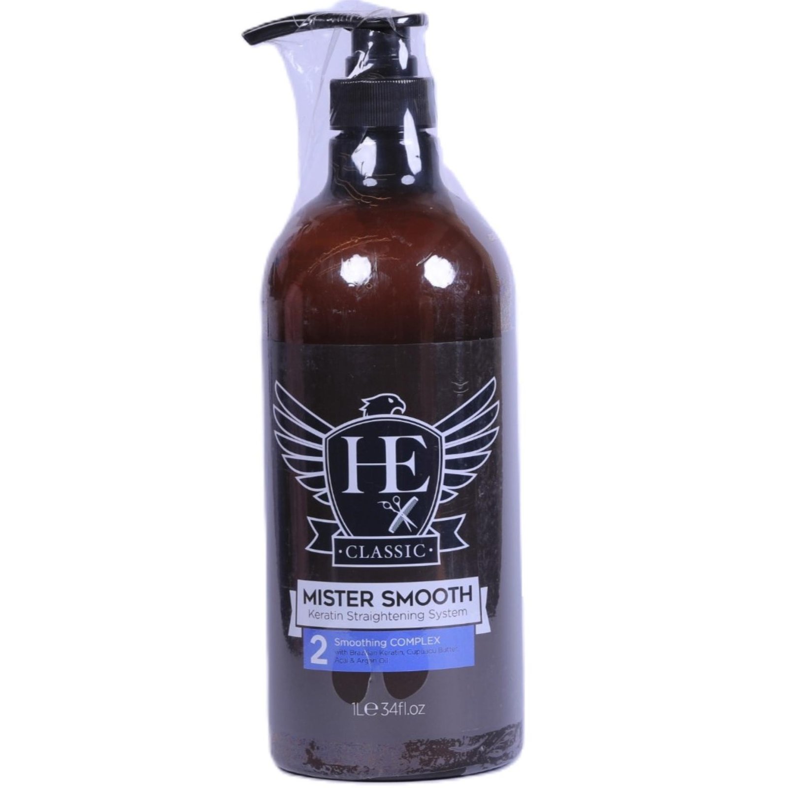 HE Classic Mister Smooth Keratin Straightening System Step 2 Smoothing Complex 1L