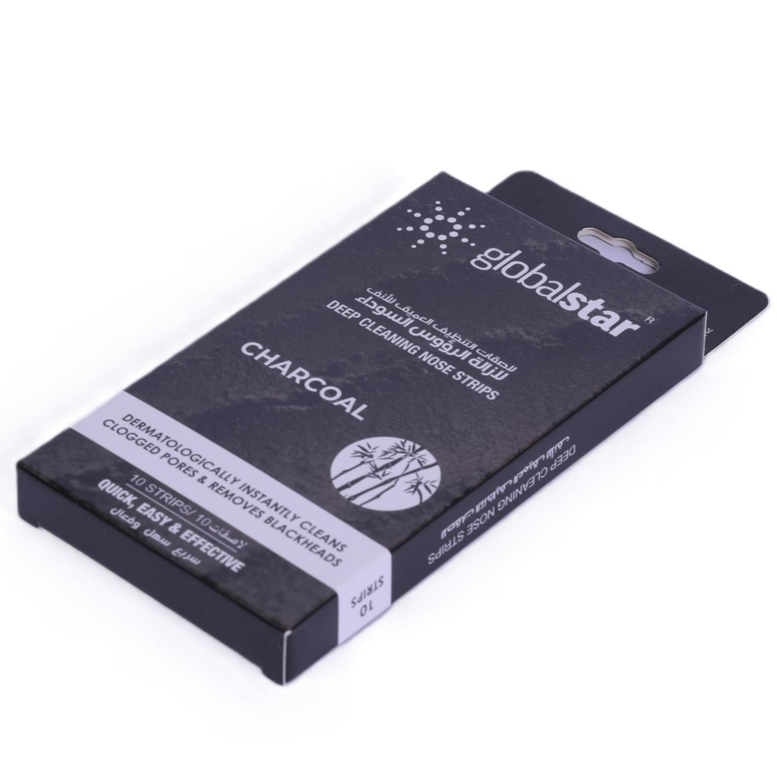 Globalstar Deep Cleaning Nose Strips CHARCOAL 10strips