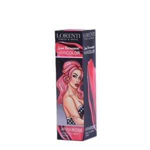 LORENTI Tokyo & Seoul Semi Permanent Hair Color Pink Rose 250ml