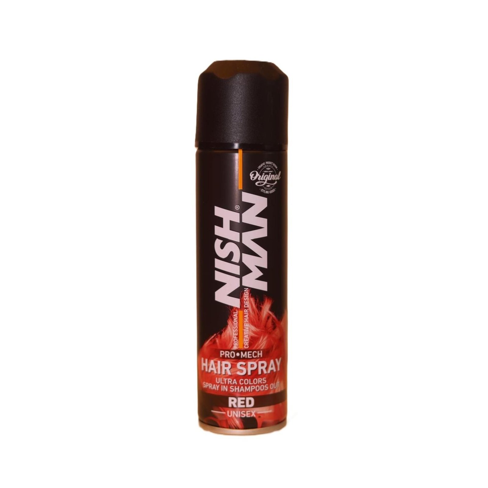 NISH MAN Temporary Hair Color Spray RED 150ml