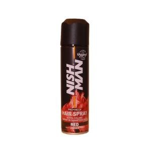NISH MAN Temporary Hair Color Spray RED 150ml