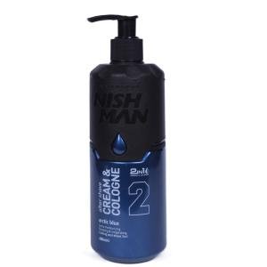 NISH MAN After Shave Cream & Cologne ARCTIC BLUE 400ml
