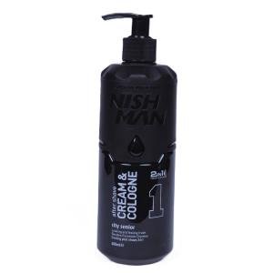NISH MAN After Shave Cream & Cologne CITY SENIOR 400ml