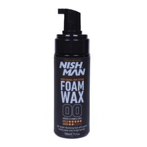 NISH MAN Hair Styling Foam Wax 00 150ml
