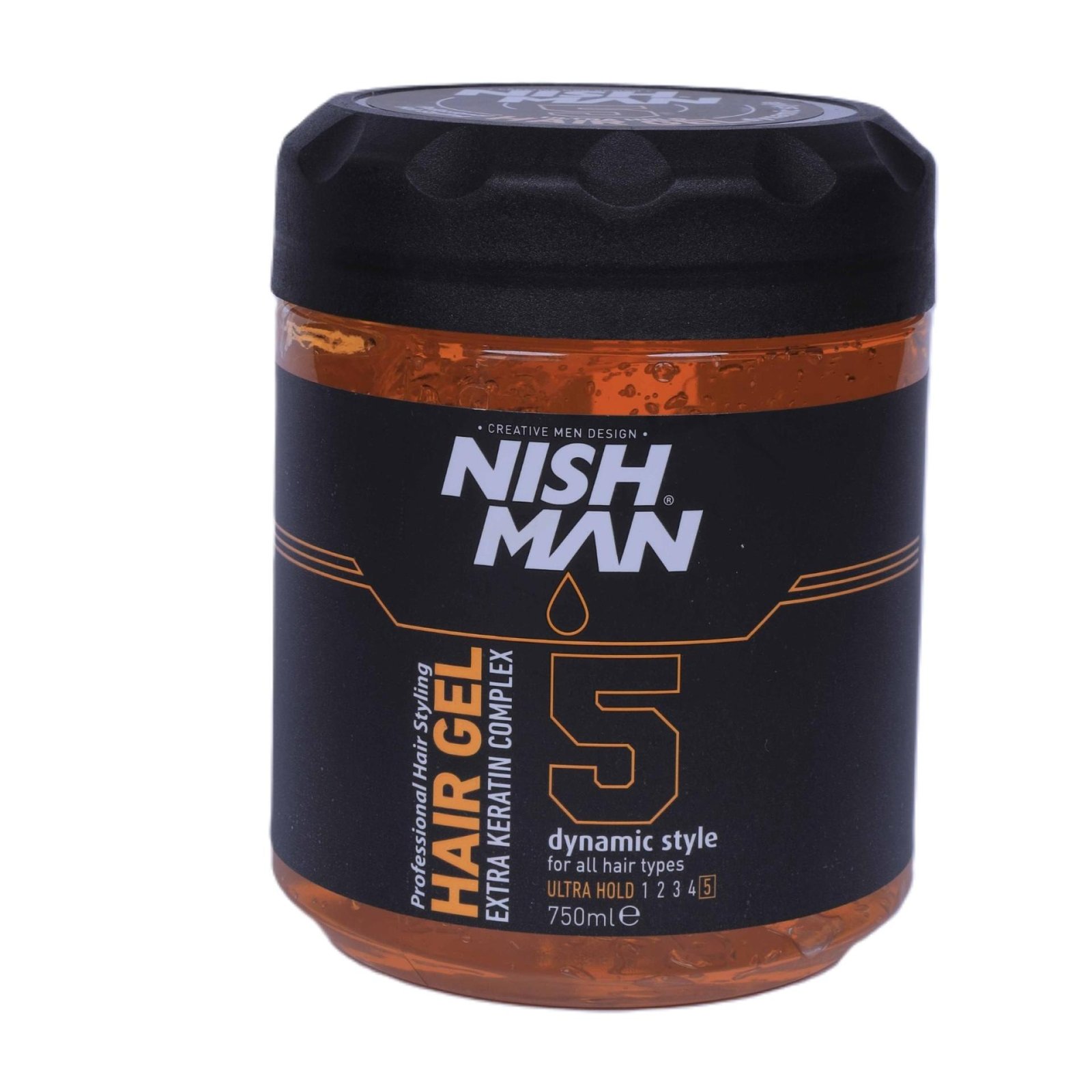 NISH MAN Hair Styling Ultra Hold Gel Dynamic 750ml
