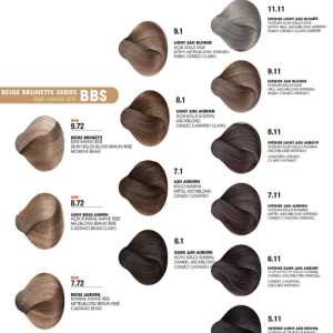 MORFOSE 10 Hair Color Cream with Argan Oil 5.11 - Intense Light Ash Brown 100ml