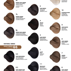 MORFOSE 10 Hair Color Cream with Argan Oil 7S - Intense Auburn 100ml  Special Herbal Complex