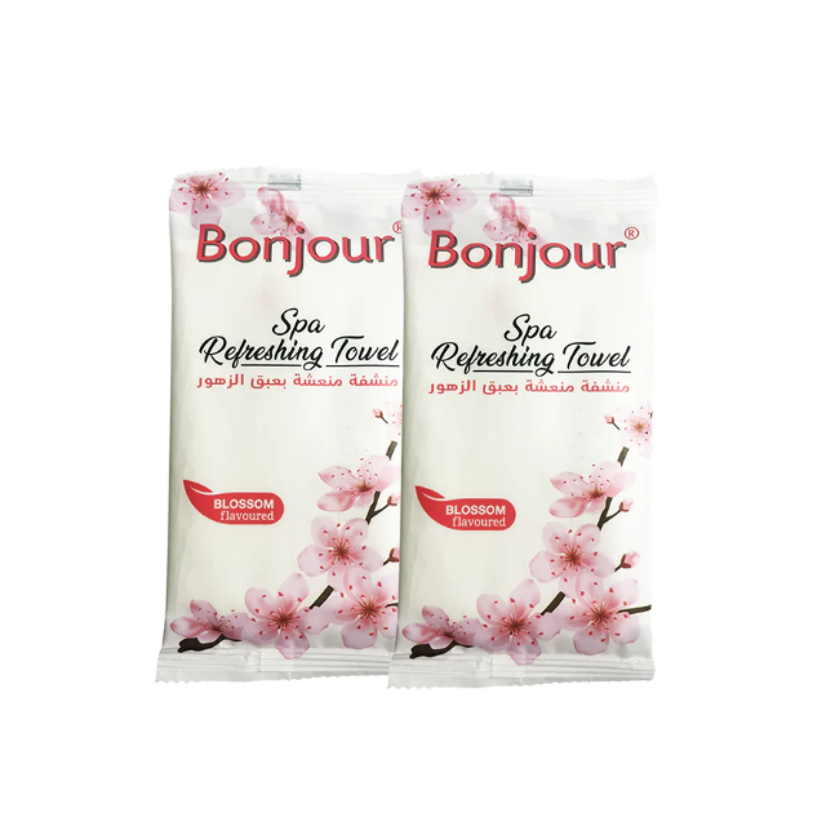 Bonjour Refreshing Towel 1pc BLOSSOM