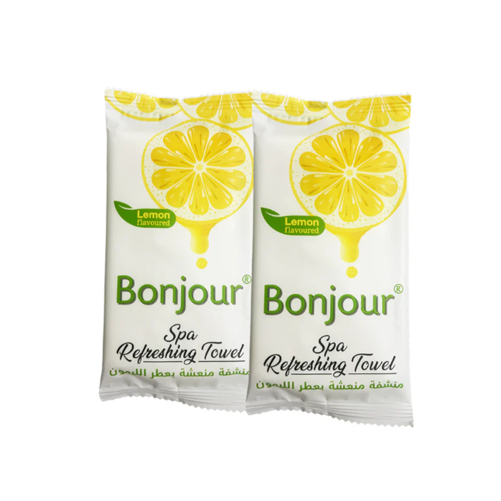 Bonjour Refreshing Towel 1pc LEMON