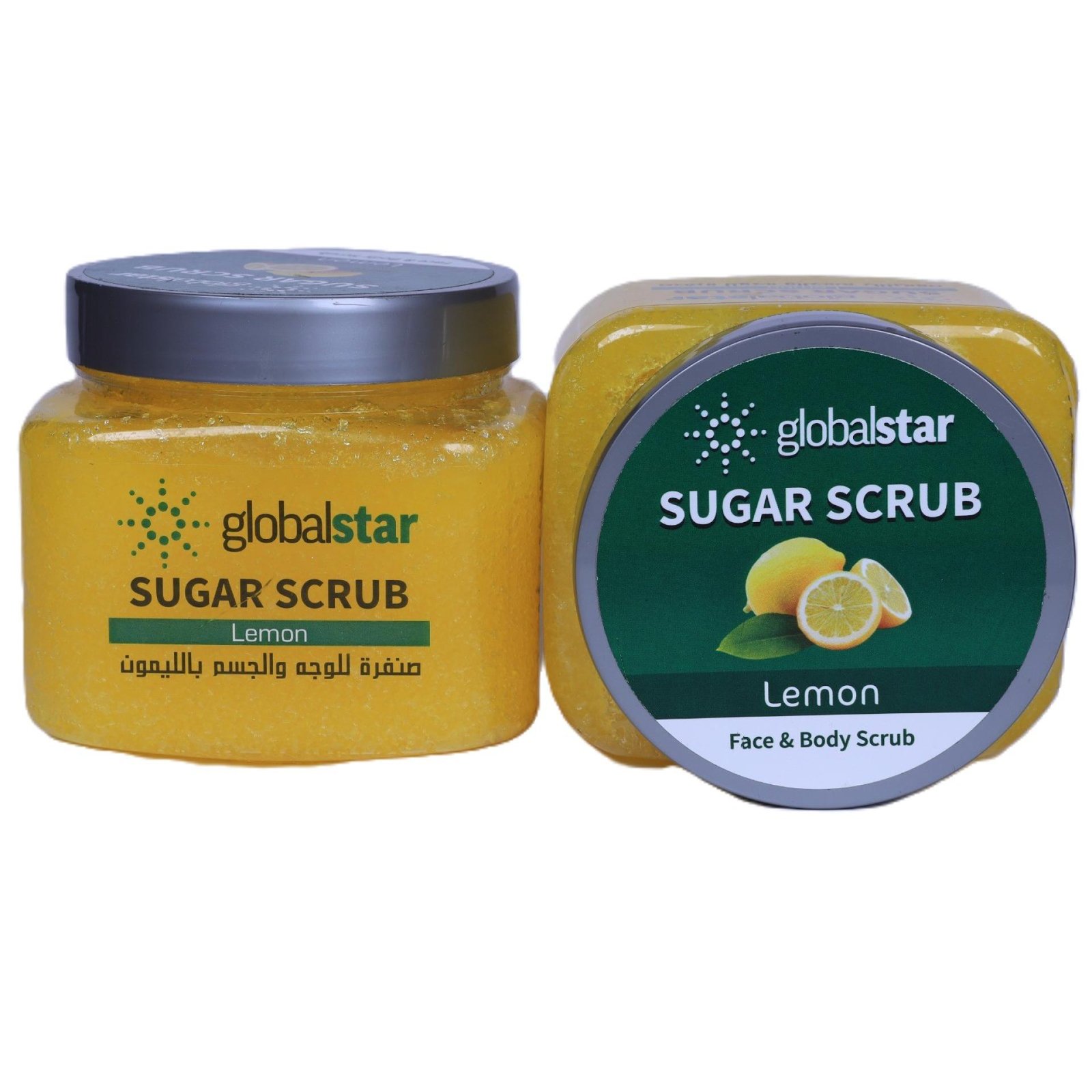 Globalstar Face & Body Sugar Scrub Lemon 600ml